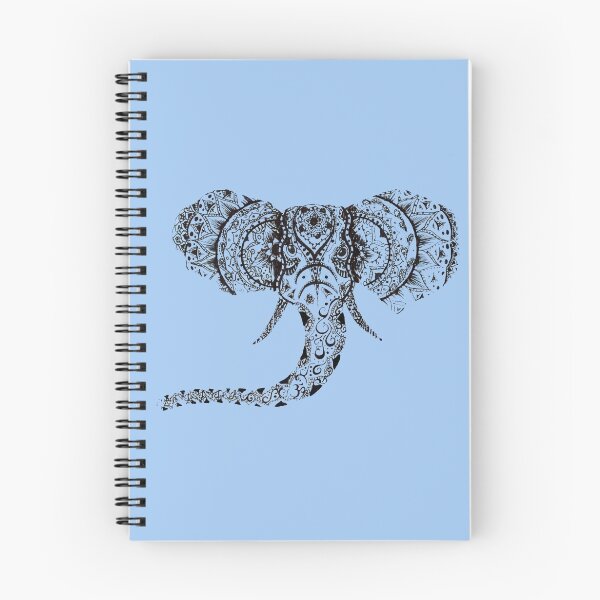 Item preview, Pastel Blue Elephant Mandala designed and sold by inklingsbyellie.