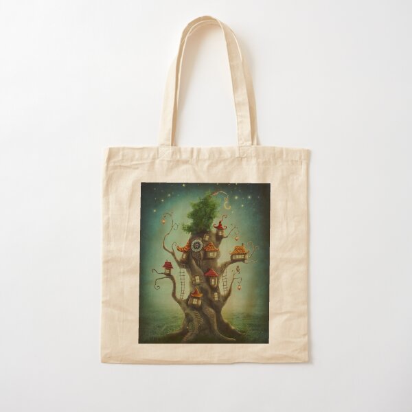Magisches Baumhaus Baumwolltasche