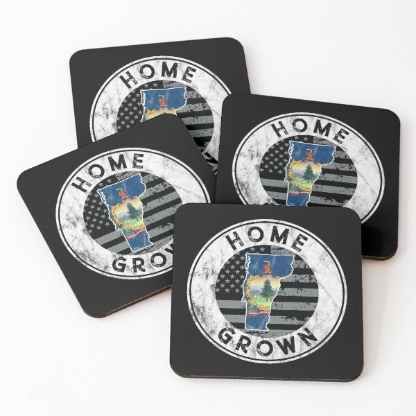 Item preview, Vermont Native Home Grown Quote State American Flag Pride VT design designed and sold by CreatedByHeidi.