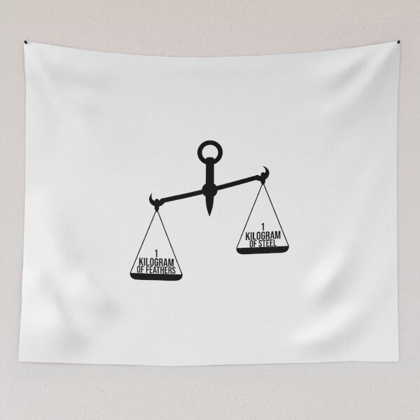 Item preview, A Kilogram of Steel or A Kilogram of Feathers? designed and sold by artsylab.