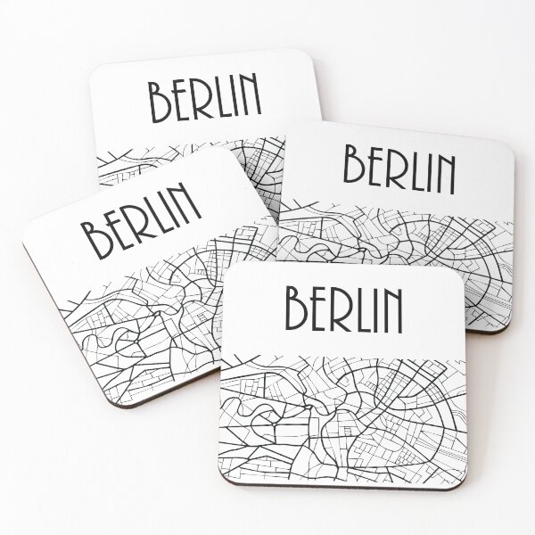Item preview, BERLIN Germany City Street Map designed and sold by NordicStudio.