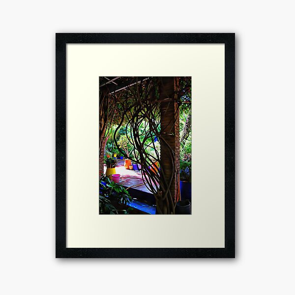 Colorful Plant Pots Marrakech 3 Framed Art Print