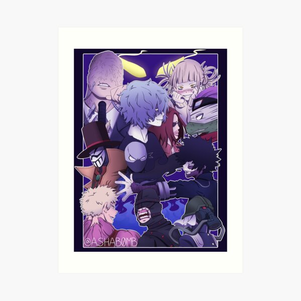 League of Villains - BNHA Art Print