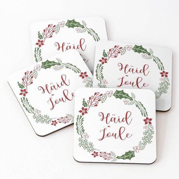 Item preview, Estonian Häid Jõule Merry Christmas Sticker Sheet designed and sold by Celticana.