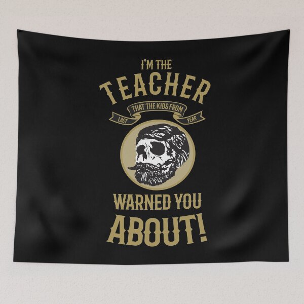 Item preview, I'm the teacher they warned you about funny saying designed and sold by onicon.