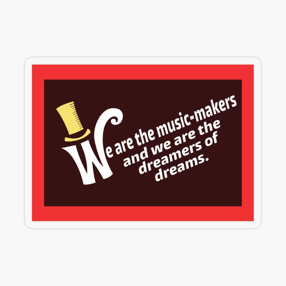 We are the music-makers and we are the dreamers of dreams | Art Board Print