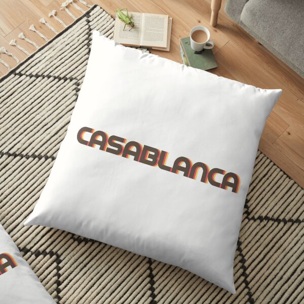 Casablanca Retro Floor Pillow