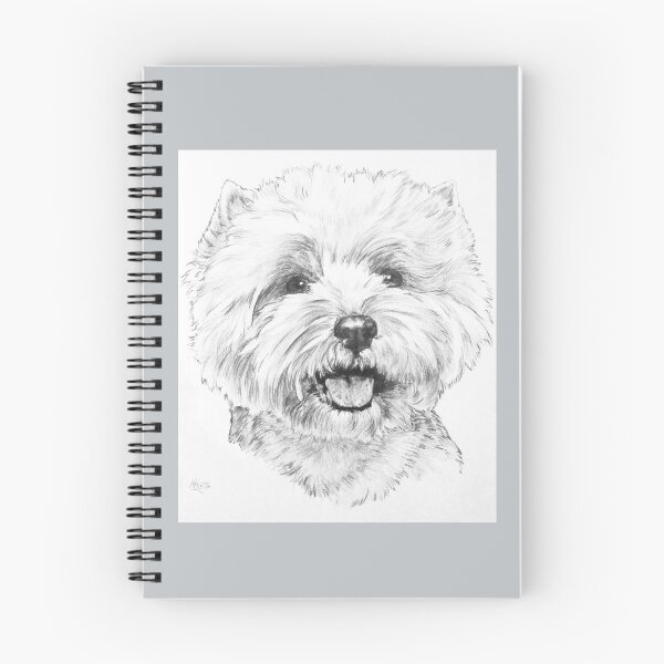 Item preview, West Highland White Terrier Portrait in Graphite designed and sold by BarbBarcikKeith.