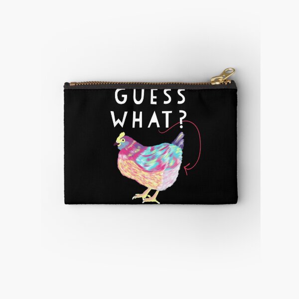 Item preview, Guess What Chicken Butt Funny Colorful Chicken Hand Drawn Feminine  designed and sold by Melindatodd.