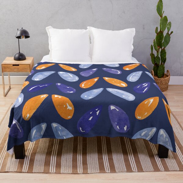 Item preview, Watercolour Pattern #2 | Orange and Blue designed and sold by RebeccaFlaherty.
