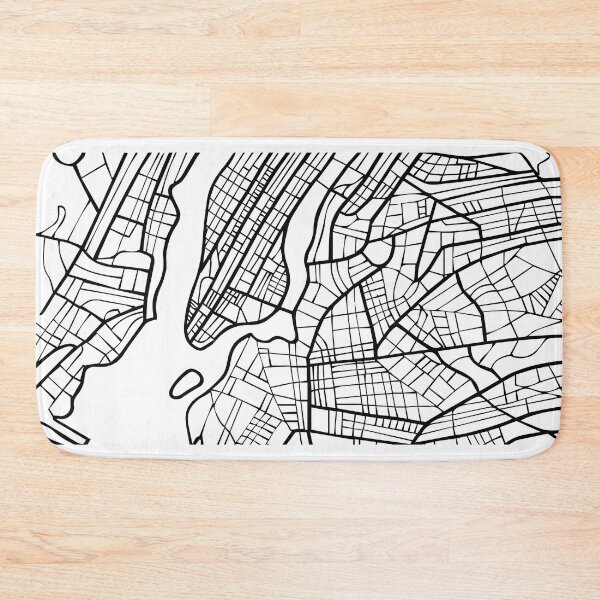Item preview, NEW YORK City, USA, Street Map & Coordinates designed and sold by NordicStudio.