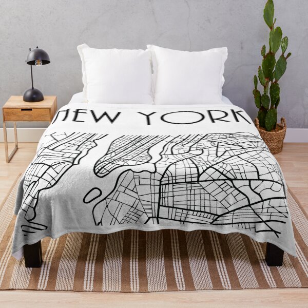 Item preview, NEW YORK City, USA, Street Map & Coordinates designed and sold by NordicStudio.