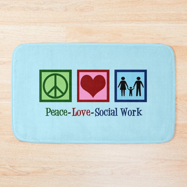 Item preview, Peace Love Social Work designed and sold by Epic Love Designs.