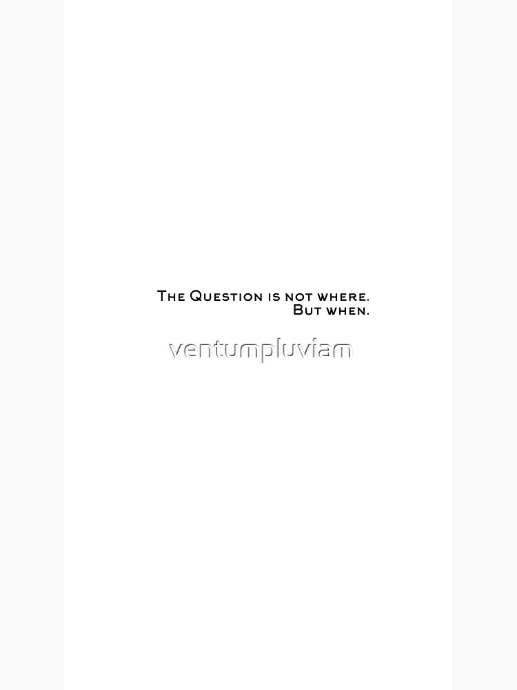 Carte De Vœux Dark Netflix Serie Originale Citation Originale Par Ventumpluviam Redbubble