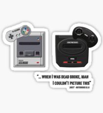Juicy - Super Nintendo Sega Genesis Sticker