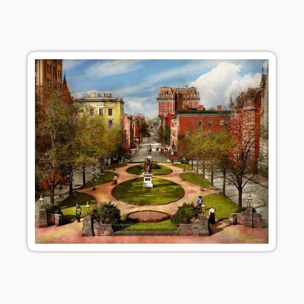 Item preview, City - Baltimore MD - A walk in the park 1906 designed and sold by Mike Savad Photography.