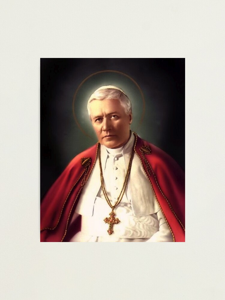 Pope Pius X - Saint of the Day 21 august | Photographic Print