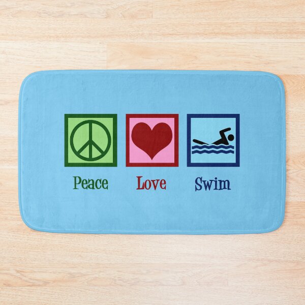 Item preview, Peace Love Swimming designed and sold by Epic Love Designs.