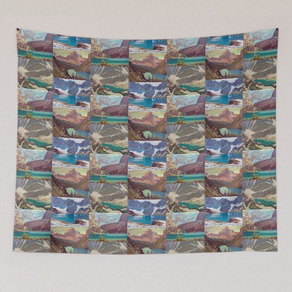 Item preview, Mountain Lake Collage - James Edward Hervey MacDonald  designed and sold by ArtExpression.