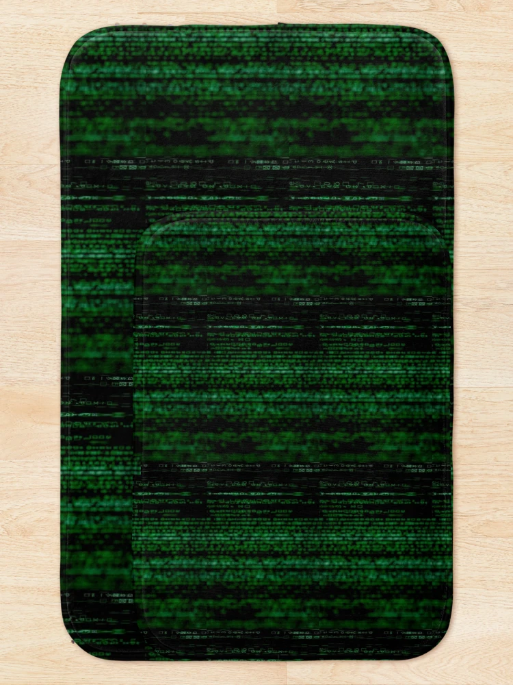 Thumbnail 5 of 6, Bath Mat, Matrix Computer Data pattern designed and sold by deesnutz69.