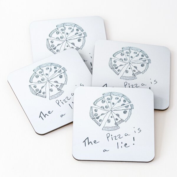 Item preview, The Pizza is a lie designed and sold by PatronusMaraud.