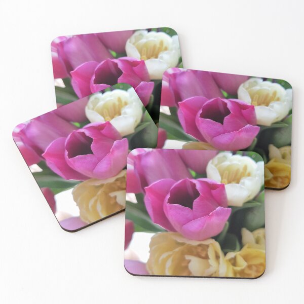 Item preview, Tulips are better than one 6 - especially a pink and cream bouquet designed and sold by ellenhenry.