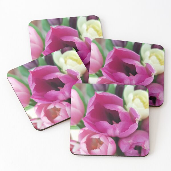 Item preview, Tulips are better than one 4 - especially in dusky pink designed and sold by ellenhenry.