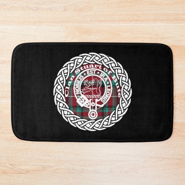 Item preview, Clan Stuart of Bute surname last name tartan crest badge designed and sold by BagTown Clans.