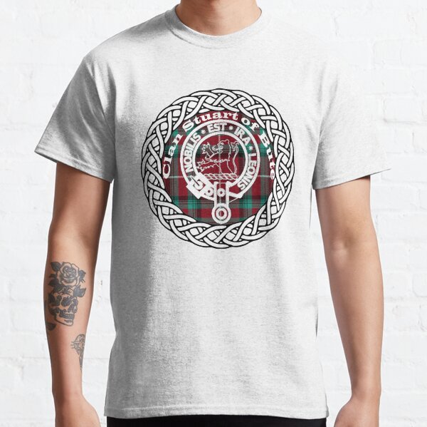 Clan Stuart of Bute surname last name tartan crest badge Classic T-Shirt