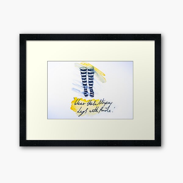 The Bumblebee Tights Me Before You- Jojo Moyes Canvas Print for