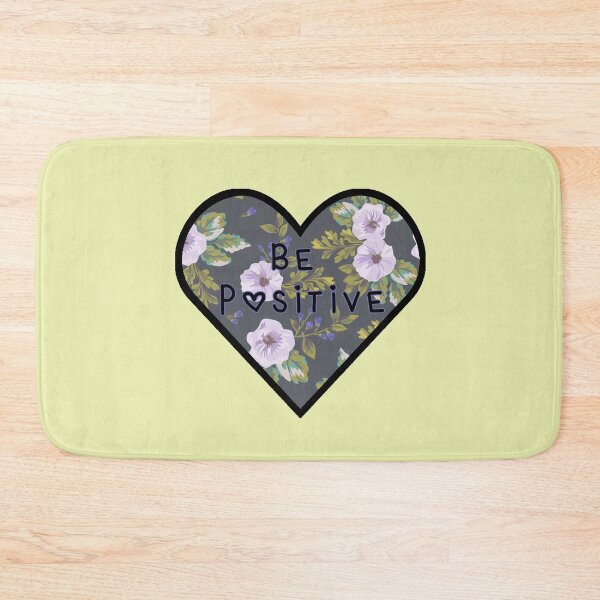 Item preview, Be Positive Mantra Girly HEART FLOWER designed and sold by Bebichic.
