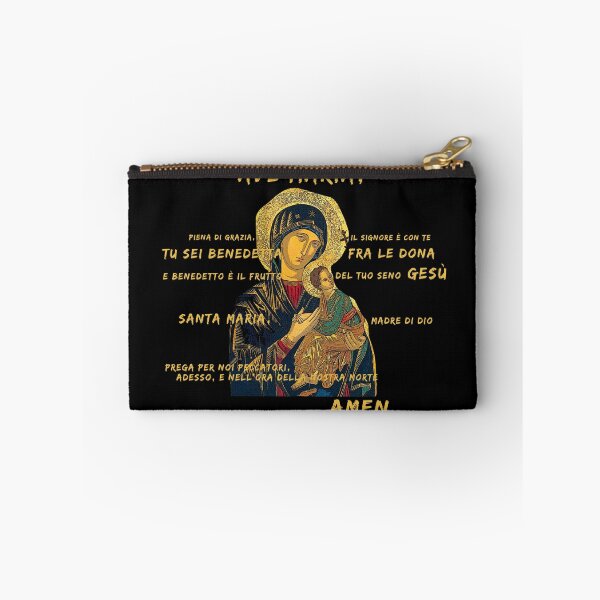 Item preview, Ave Maria Virgen Mary Santa Gold Preghiera Pray - Italian designed and sold by Bebichic.