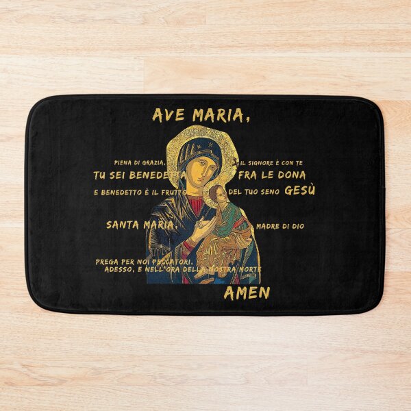 Item preview, Ave Maria Virgen Mary Santa Gold Preghiera Pray - Italian designed and sold by Bebichic.