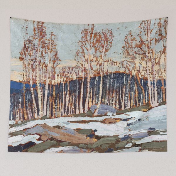 Item preview, Tom Thomson - Birches designed and sold by ArtExpression.
