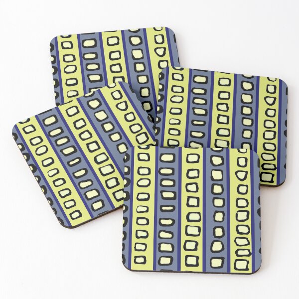 Item preview, Lines and Circles Blue Gray and Light Yellow designed and sold by Steve Martin.