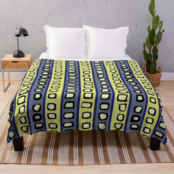 Item preview, Lines and Circles Blue Gray and Light Yellow designed and sold by Steve Martin.