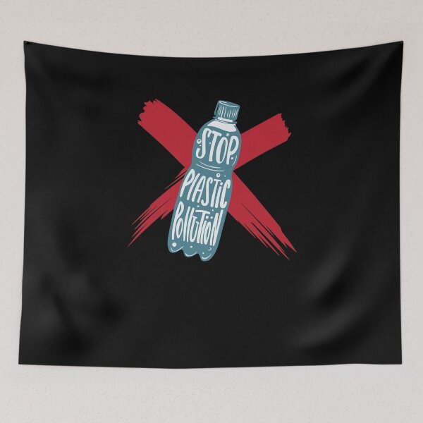 Item preview, Stop the plastic pollution - Stop Plastic Pollution designed and sold by Mohja-Design.