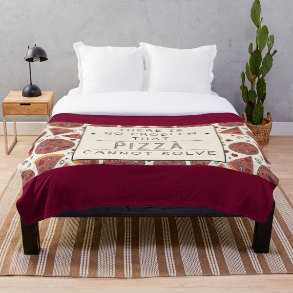 Item preview, Pizza solves everything Fun Food Love designed and sold by Bebichic.