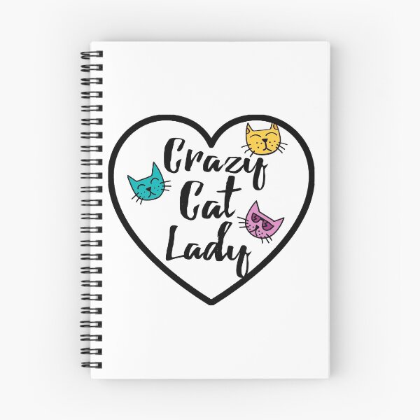 Item preview, Crazy Cat Lady Heart Sticker Girly Love designed and sold by Bebichic.