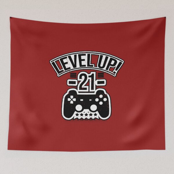 Item preview, Level up! 21st birthday designed and sold by Cutebutfunny.
