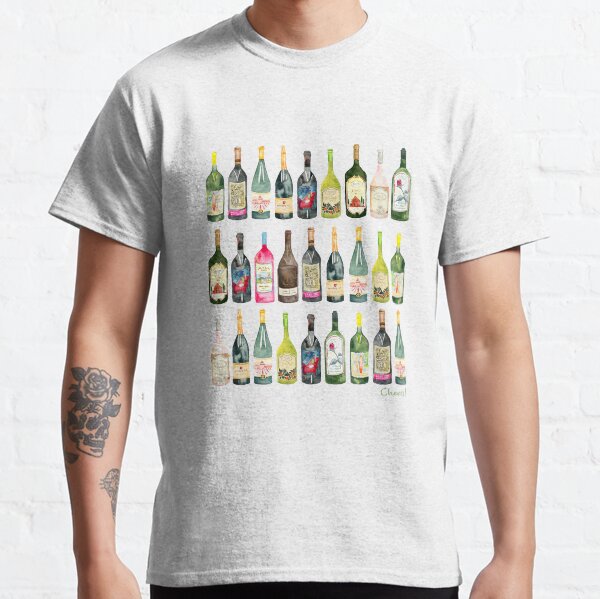 Cheers Wine Bottles Classic T-Shirt