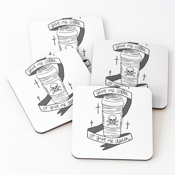 Item preview, Give me Coffee Or Give Me Death designed and sold by Basic  Beach.