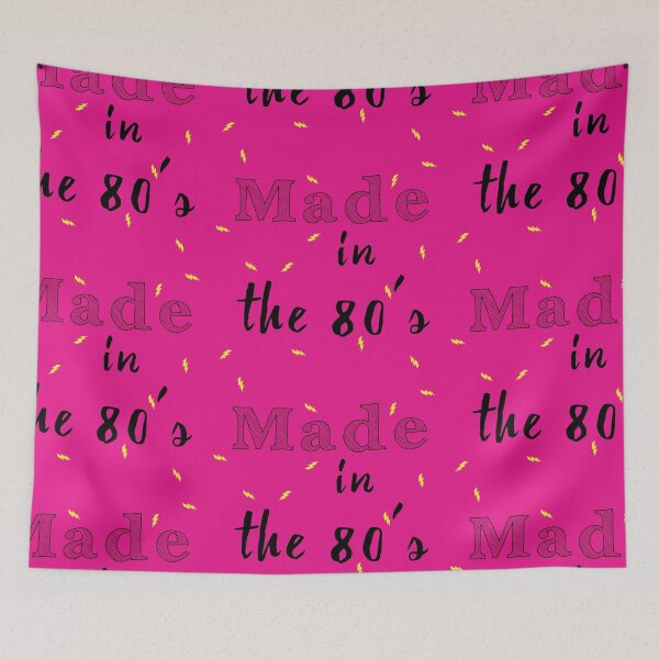 Item preview, Made in the 80's 1980 pink Vibes Colorful Pink vintage designed and sold by Bebichic.