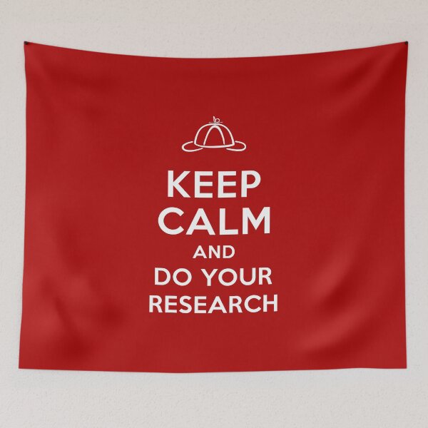 Item preview, Keep Calm and Do Your Research designed and sold by 221c.