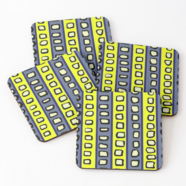 Item preview, Lines and Circles Blue Gray and Yellow designed and sold by Steve Martin.