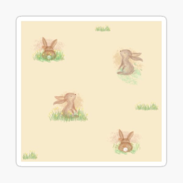 Item preview, cute bunny pattern designed and sold by studioMoSa.