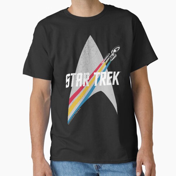 Item preview, Star Trek Original Series Retro Striped Logo designed and sold by FifthSun.