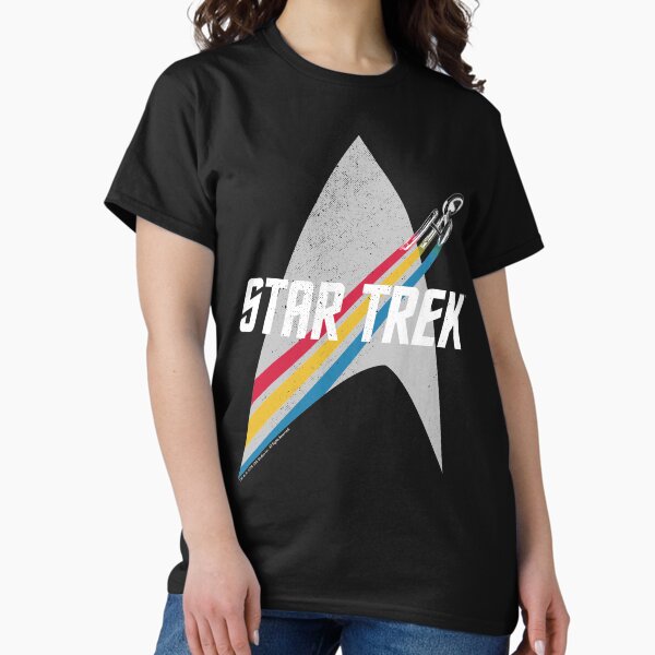 Item preview, Star Trek Original Series Retro Striped Logo designed and sold by FifthSun.
