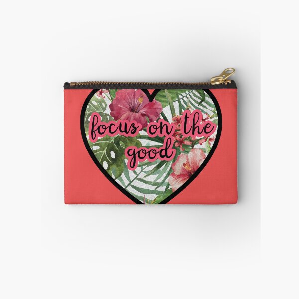 Item preview, Focus on! Mantra Positive Boho HEART TROPICAL FLOWERS designed and sold by Bebichic.