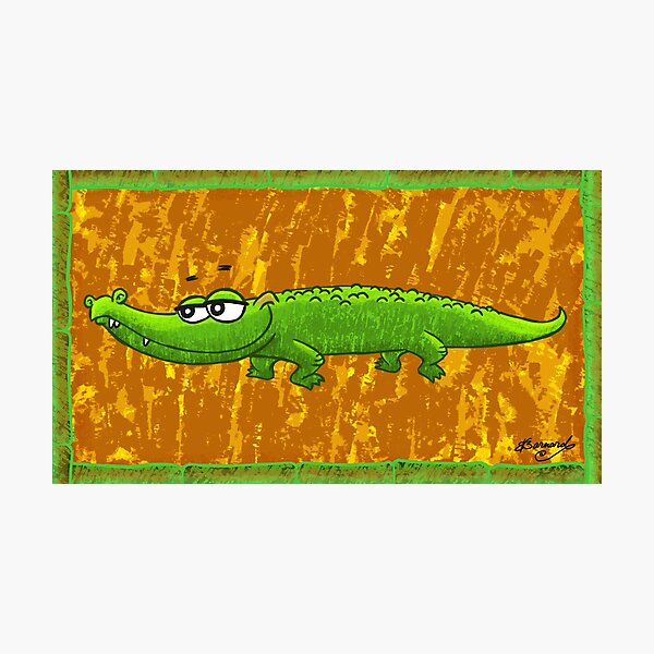 Crocodile Smile! Photographic Print